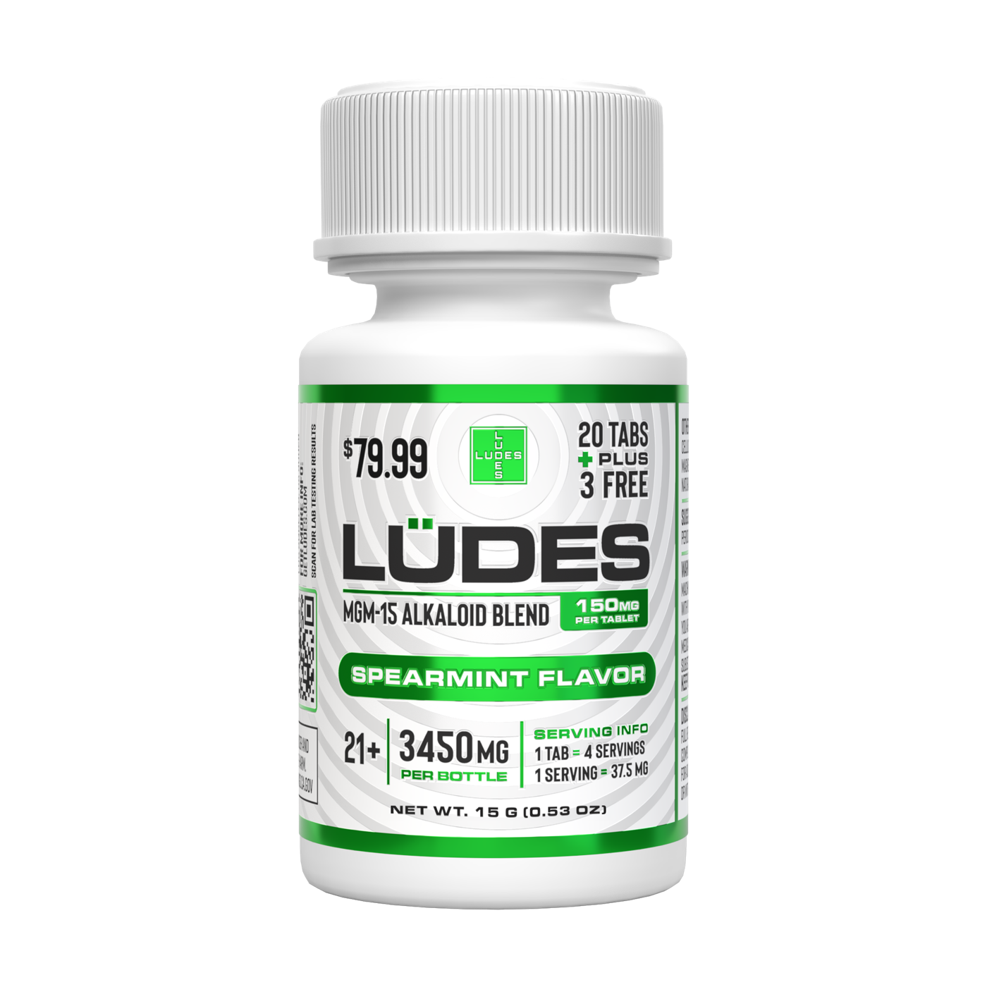 Ludes 20 Count Spearmint pack